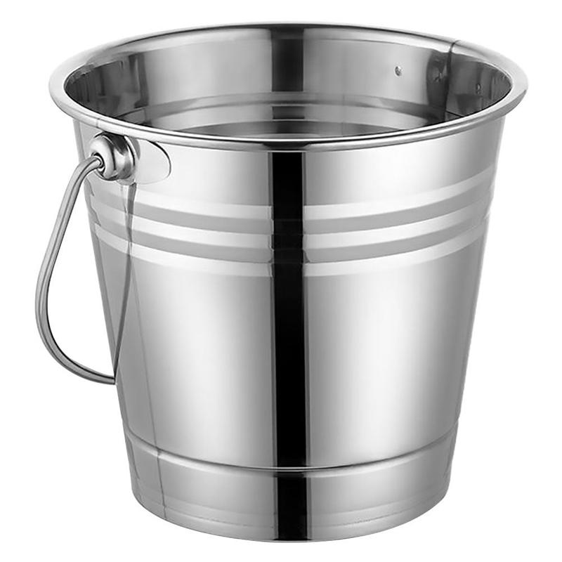 Ice Bucket Wine Champagne Stainless Steel Portable Ice Chiller 3